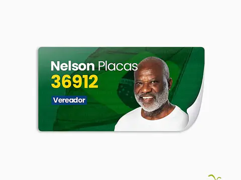 Adesivo de carro para campanha eleitoral