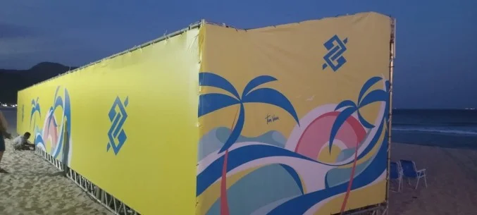 Lona Backdrop sob Medida